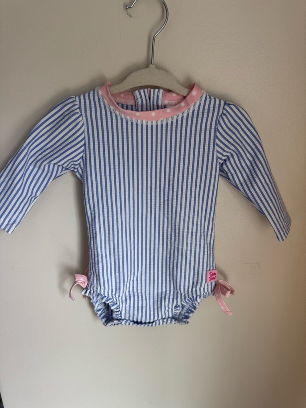 Ruffle Butts Seersucker One Piece Size 3-6M
